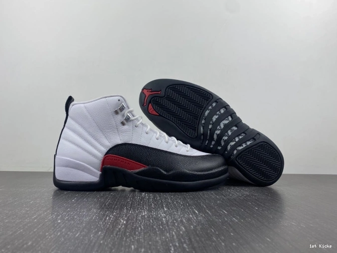 1st Kicks Shoes Taxi CT8013-162 Jordan Red 12 Air 0818